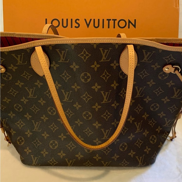 AUTHENTIC LOUIS VUITTON MONOGRAM NEVERFULL MM (IN EXCELLENT CONDITION) - Picture 2 of 12